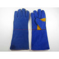 Gants industriels de soudure en cuir au vachette (L007)